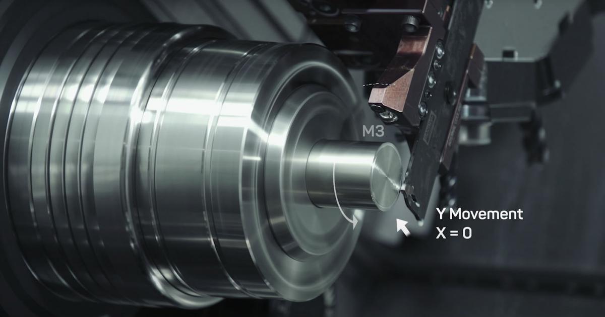 Parting off with Y axis on Lathe