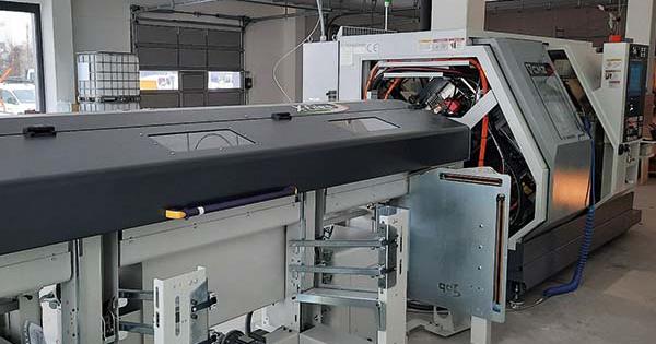 SCHNITTSTELLE FÜR STANGENLADER