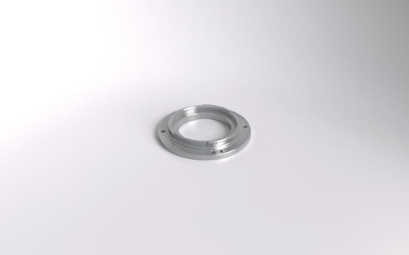 Fabricación de piezas para el objetivo de cámara