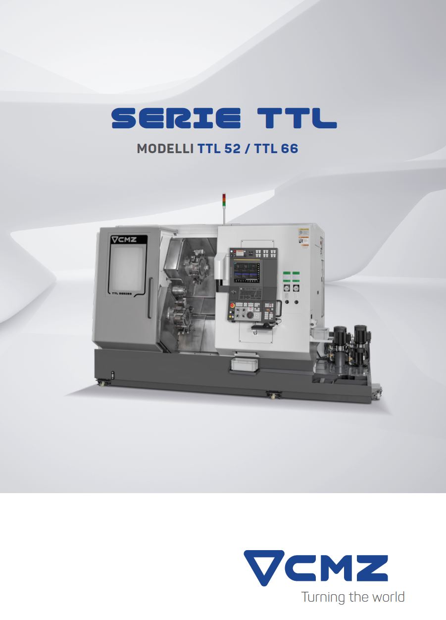 Katalog TTL Serie. Multirevolver Drehmaschinen. Titelbild