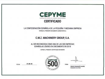 CMZ leading growing company