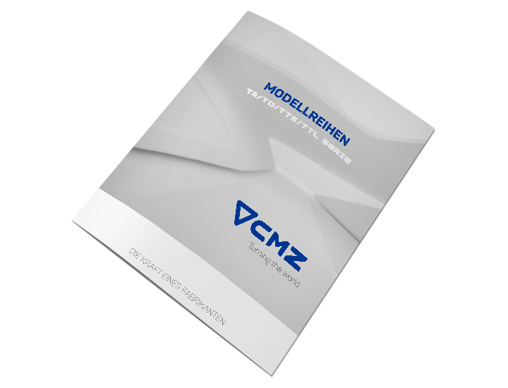 CMZ Drehmaschinen Modellreihen Katalog_Mock up
