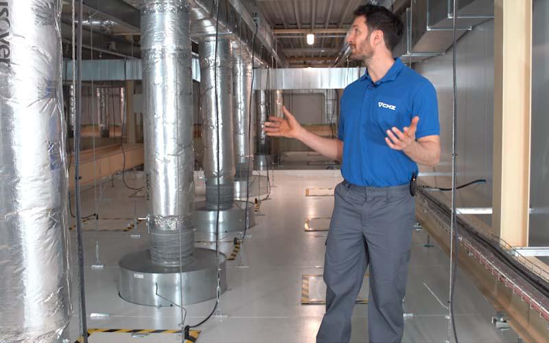 Air-Conditioning System in Machining Plants