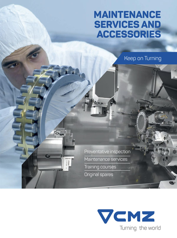 Maintenance Services and accesories for cnc lathe catalogue