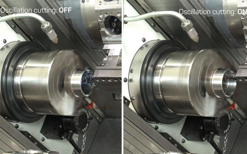 Oscillerende skæring til gevindskæring | Løsning til ST52