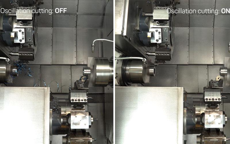 Oscillerende skæring til gevindskæring | Løsning til ST52