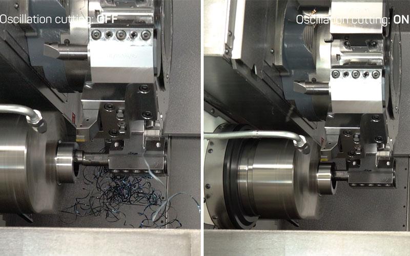 Oscillerende skæring til gevindskæring | Løsning til ST52