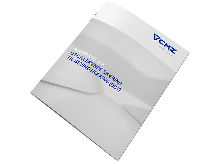 Oscillerende skaering til gevindskaering