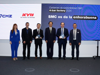 CMZ premiata al Concorso SMC 4-bar factory per il suo impegno verso la sostenibilità