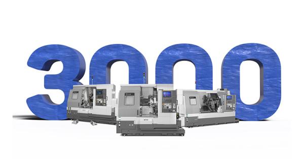 3,000 TA Series lathes sold
