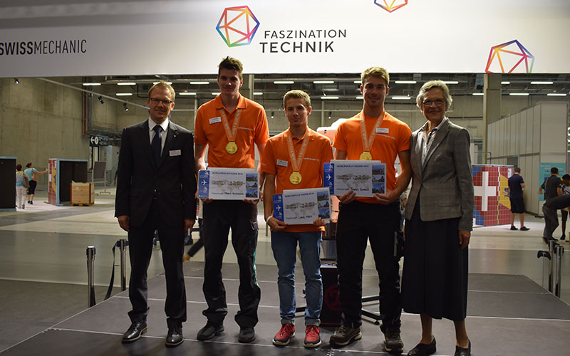 CMZ CNC lathes in Swiss Skills 2018