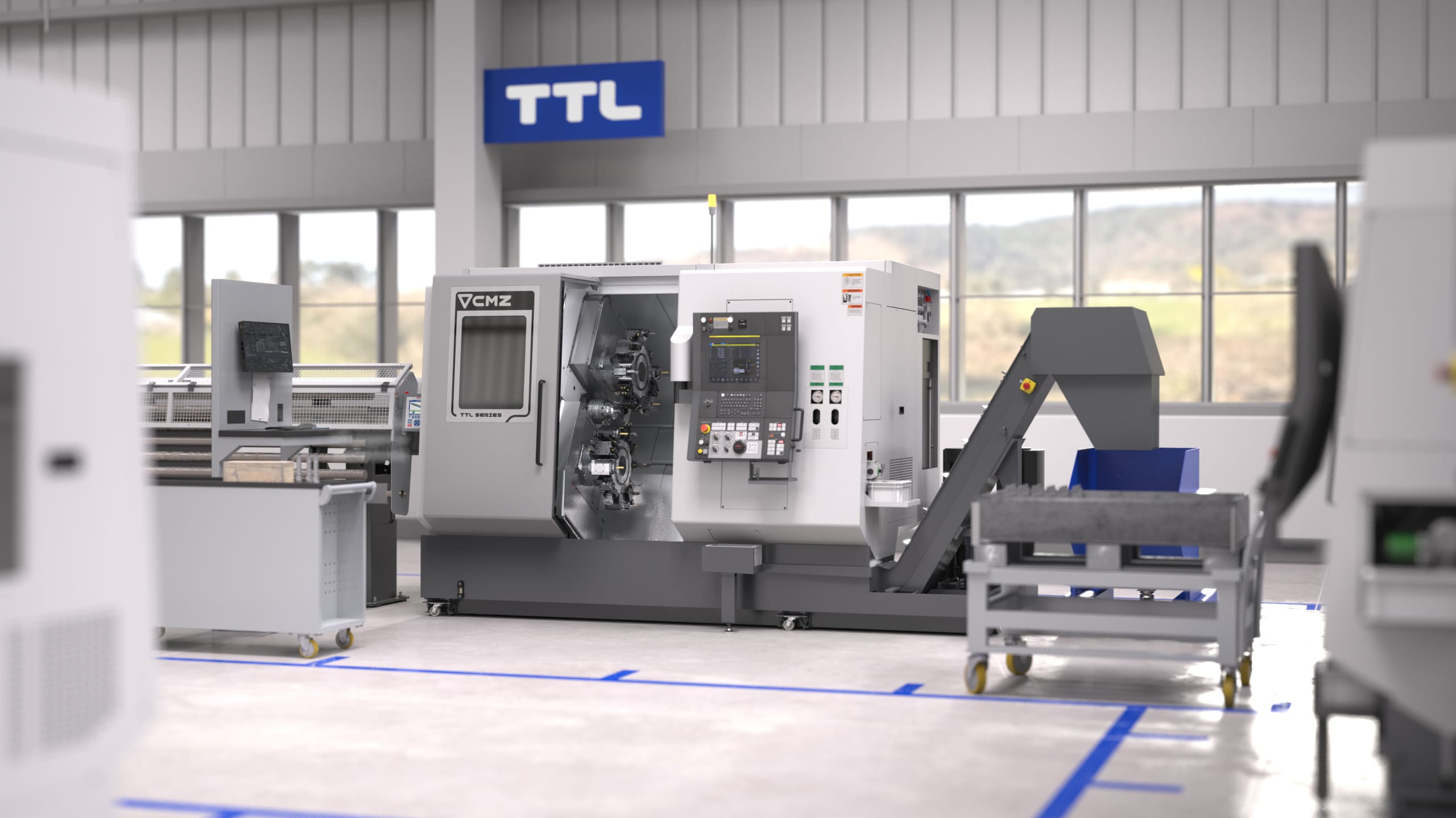 TURNING CENTRE FOR HIGH PRODUCTION